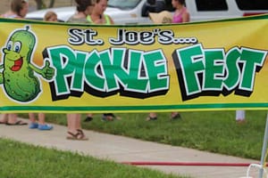 The St. Joe Pickle Fest returns July 16th-18th.