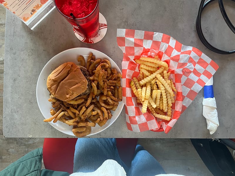 Brisket Sandwich with Fries
