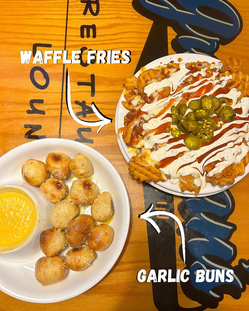C-Top Waffle Fries & Garlic Buns
